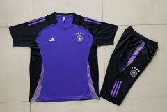 2024-2025 Germany Purple Short-Sleeved Thailand Soccer Tracksuit-815