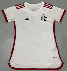 2024-2025 Flamengo Away White Women Thailand Soccer Jersey AAA-908