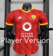 Player Version 2024-2025 Roma 2nd Away Red Thailand Soccer Jersey AAA-888