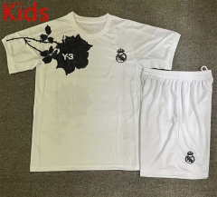 2024-2025 Real Madrid Y3 White Kids/Youth Soccer Uniform-709