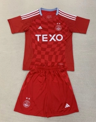 2024-2025 Aberdeen Home Red Soccer Uniform-AY