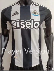 Player Version 2024-2025 Newcastle United Home Black&White Thailand Soccer Jersey AAA