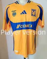 (S-3XL) Player Version 2024-2025 Club America Home Yellow Thailand Soccer Jersey AAA-912