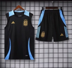 2024-2025 Argentina Black Thailand Soccer Vest Uniform-418