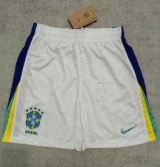 2024-2025 Brazil Away White Thailand Soccer Shorts-718