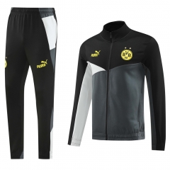 2024-2025 Borussia Dortmund Black&Gray Thailand Soccer Jacket Uniform-LH