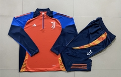 2024-2025 Juventus Orange Thailand Soccer Tracksuit-815