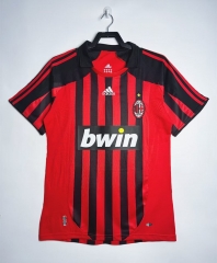 Retro Version 07-08 AC Milan Home Red&Black Thailand Soccer Jersey AAA-811
