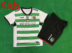 2024-2025 Special Version Palestine White&Green Kid/Youth Soccer Uniform