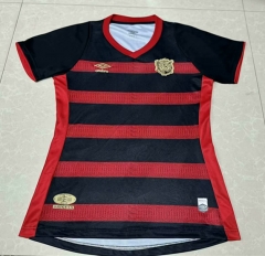 2024-2025 Sport Recife Home Red&Black Women Thailand Soccer Jersey AAA-2044