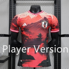 Player Version 2024-2025 Special Version Japan Red&Orange Thailand Soccer Jersey AAA-888