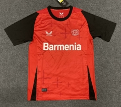 (S-4XL) 2024-2025 Bayer 04 Leverkusen Home Red Thailand Soccer Jersey AAA-6032