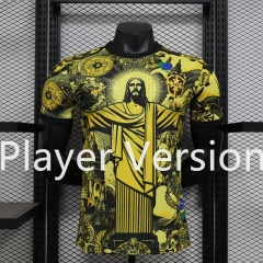 Player Version 2024-2025 Speicla Version Brazil Yellow Thailand Soccer Jersey AAA-888