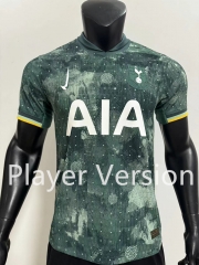 Player Version 2024-2025 Tottenham Hotspur 2nd Away Green Thailand Soccer Jersey AAA-SJ