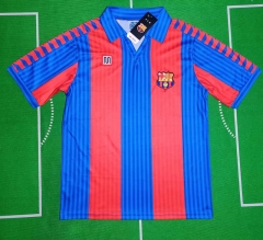 Retro Version 96-97 Barcelona Home Red&Blue Thailand Soccer Jersey AAA-912