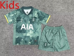 2024-2025 Tottenham Hotspur 2nd Away Green Kid/Youth Soccer Uniform-2353