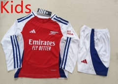 2024-2025 Arsenal Home Red LS Kids/Youth Soccer Uniform-507