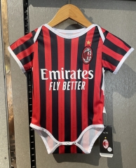 2024-2025 AC Milan Home Red&Black Baby Soccer Uniform-CS