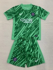 2024-2025 Paris SG Goalkeeper Green Soccer Uniform-AY