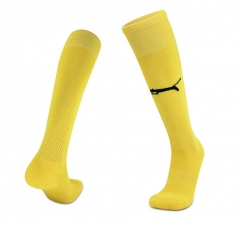 2024-2025 Manchester City Goalkeeper Yellow Kids/Youth Soccer Socks-B405