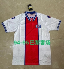 Retro Version 94-95 Paris SG Home White&Red Thailand Soccer Jersey AAA-811