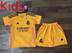 2024-2025 Real Madrid Orange Kids/Youth Soccer Uniform-709