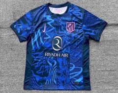 (S-4XL) 2024-2025 Atletico Madrid 2nd Away Blue Thailand Soccer Jersey AAA-4927