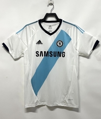Retro Version 12-13 Chelsea Away White&Blue Thailand Soccer Jersey AAA-811
