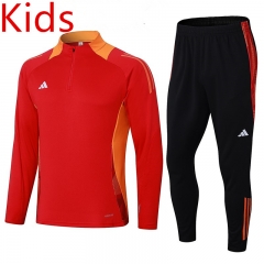 Adidas Red Kid-Youth Soccer Tracksuit-411