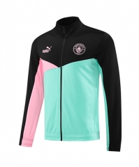 2024-2025 Manchester City Black&Green Thailand Soccer Jacket-LH