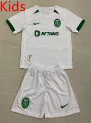 2024-2025 Special Version Sporting Clube de Portugal White Kid/Youth Soccer Uniform-AY