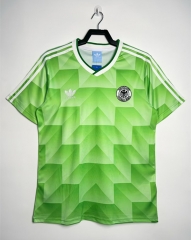 Retro Version 1988 Germany Away Green Thailand Soccer Jersey AAA-811