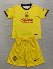 2024-2025 Club America Home Yellow Soccer Uniform-AY