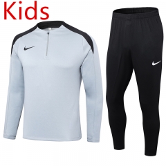 Nike Gray Kid-Youth Soccer Tracksuit-411