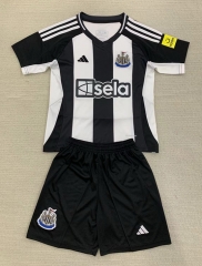 2024-2025 Newcastle United Home Black&White Soccer Uniform-AY