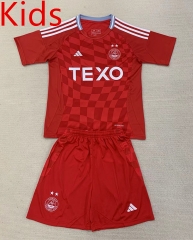 2024-2025 Aberdeen Home Red Kids/Youth Soccer Uniform-AY