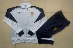 2024-2025 France Light Blue Thailand Soccer Jacket Uniform-815