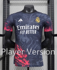 Player Version 2024-2025 Special Version Real Madrid Black&Red Thailand Soccer Jersey AAA-888