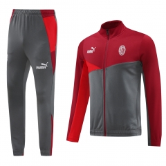2024-2025 AC Milan Red&Gray Thailand Soccer Jacket Uniform-LH