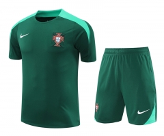 2024-2025 Portugal Dark Green Thailand Soccer Uniform-418
