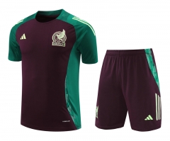 2024-2025 Mexico Red&Green Thailand Soccer Uniform-418