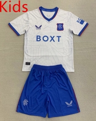 2024-2025 Rangers Away White Kid/Youth Soccer Uniform-AY