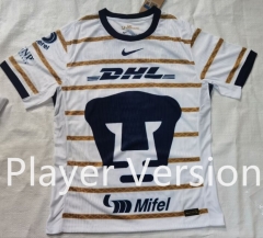(S-3XL) Player Version 2024-2025 Pumas UNAM Home White Thailand Soccer Jersey AAA-912
