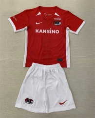 2024-2025 AZ Alkmaar Home Red Soccer Uniform-AY