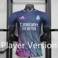 Player Version 2023-2024 Special Version Real Madrid Blue&Purple Thailand Soccer Jersey AAA-888
