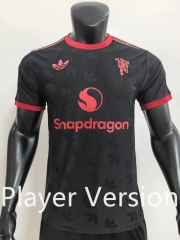 Player Version 2024-2025 Special Version Manchester United Black Thailand Soccer Jersey AAA-9753