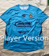 (S-3XL) Player Version 2024-2025 Deportivo Guadalajara Blue Thailand Training Soccer Jersey AAA-912