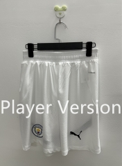 Player Version 2024-2025 Manchester City Home White Thailand Soccer Shorts-888