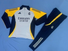 2024-2025 Real Madrid Blue&Gray Thailand Soccer Tracksuit-4627