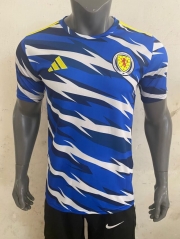 2024-2025 Scotland Blue Thailand Soccer Training Jersey-416